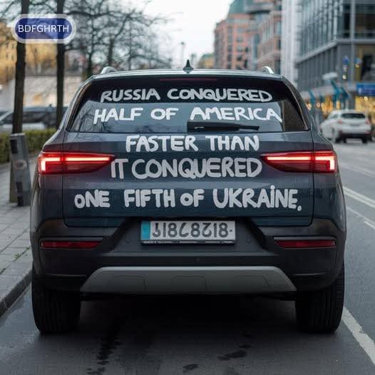 RUSSIA CONQUERED HALF OF AMERICA FASTER THAN IT CONQUERED ONE FIFTH OF UKRAINE.