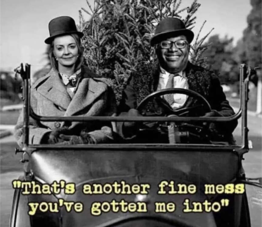 "That's another fine mess you've gotten me into"