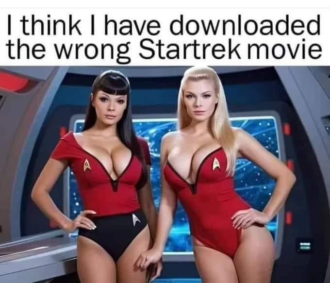 I think I have downloaded the wrong Startrek movie