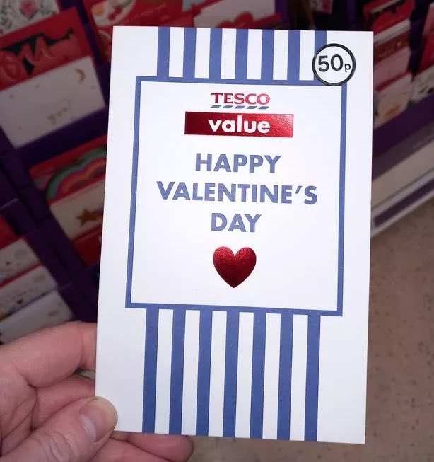 Tesco Value
Happy Valentines Day