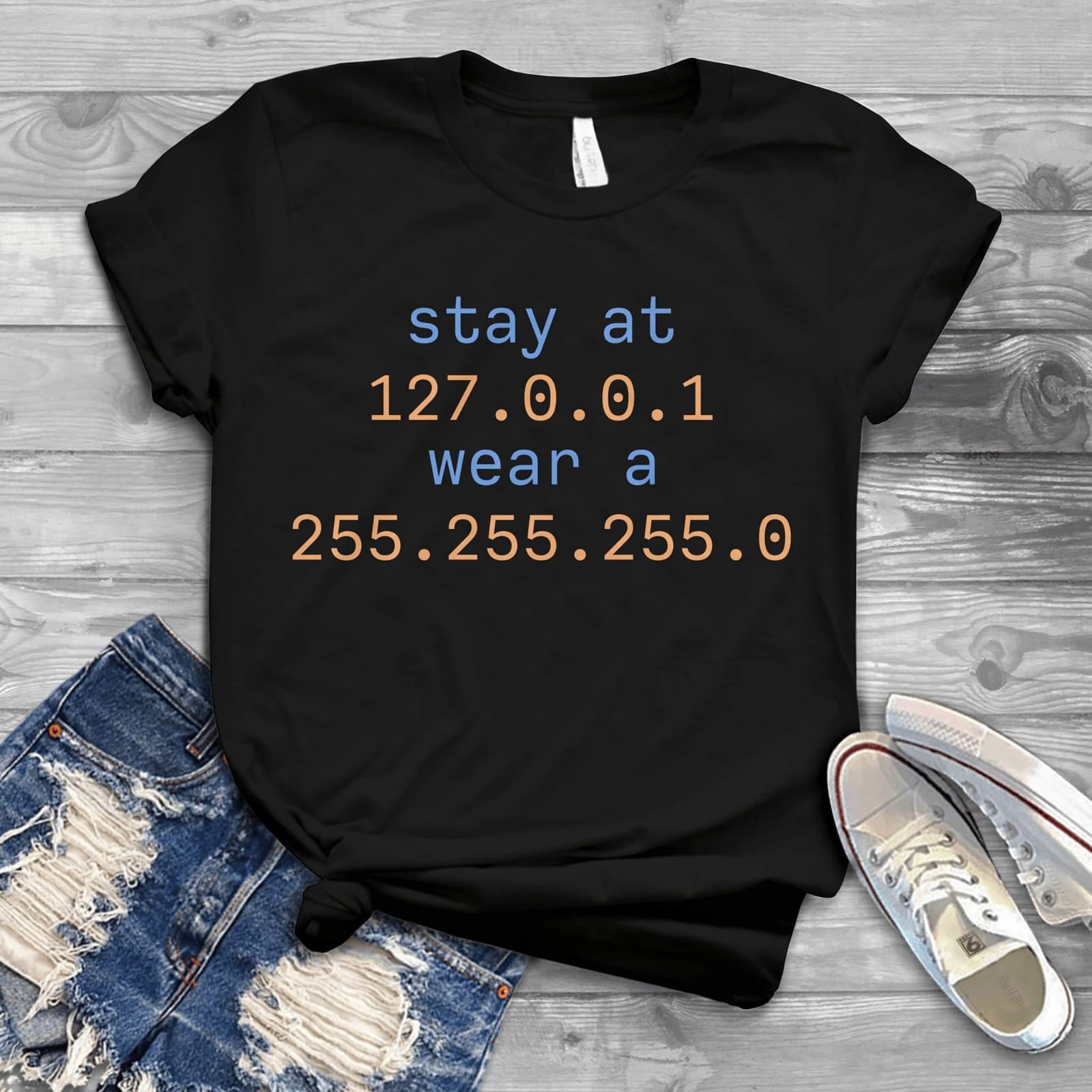 Stay at 127.0.0.1
Wear a 255.255.255.0