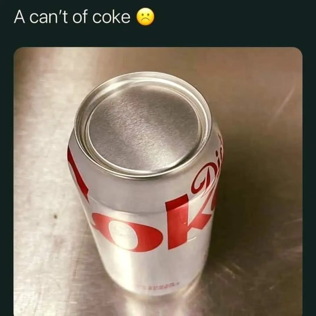 A can't of Coke