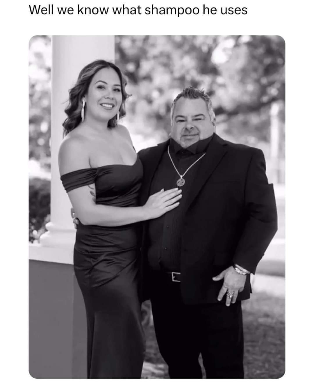 We all know what shampoo he uses