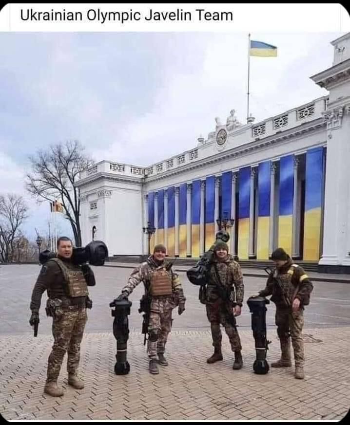 Ukrainian Olympic Javelin Team