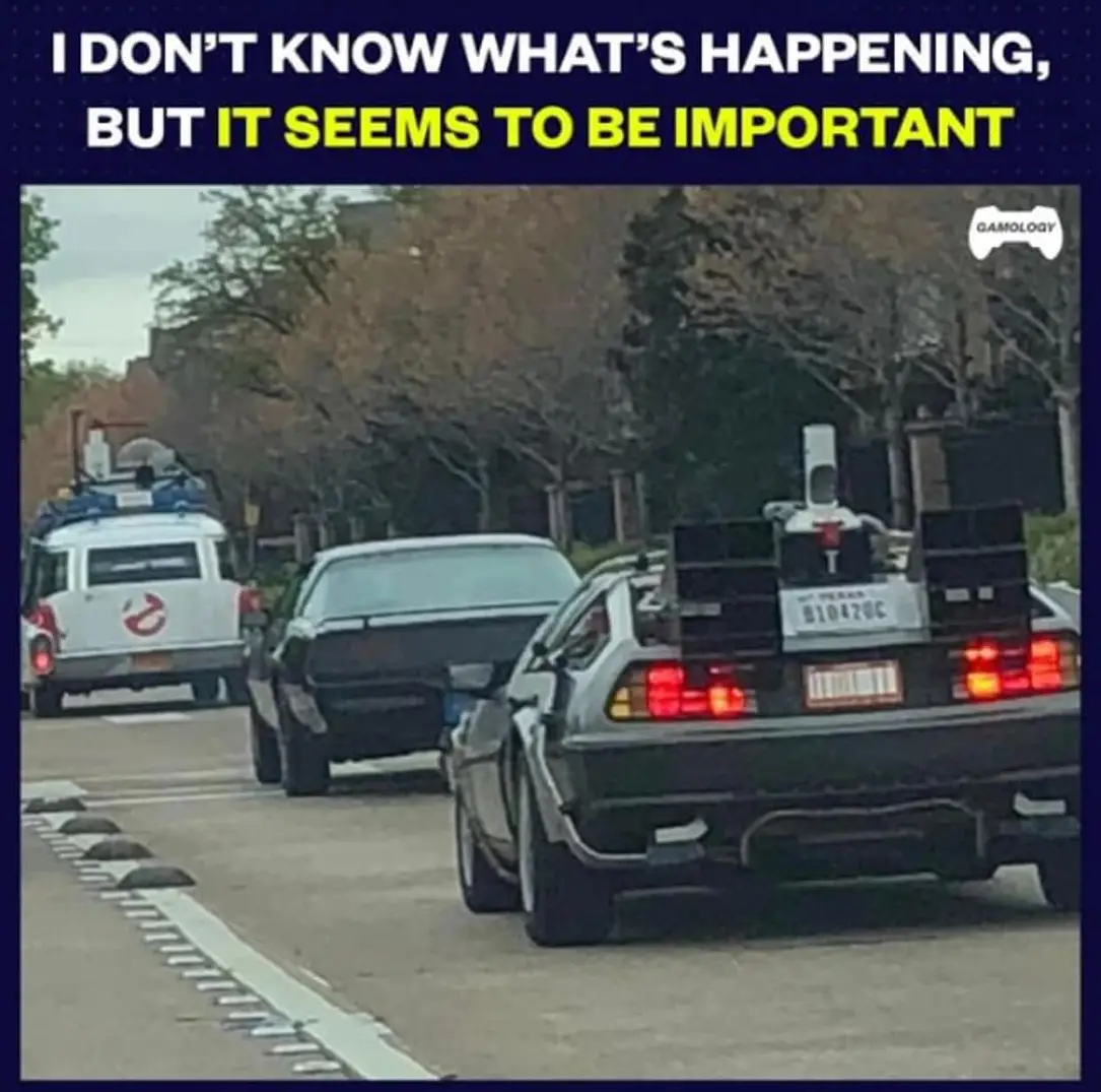 I don't know what's happening, but it seem to be important