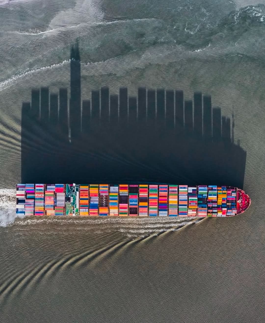 Graph showing ship loading