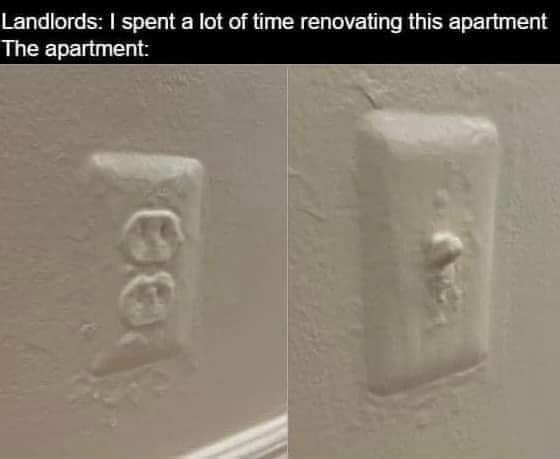 Landlords: I spent a lot of time renovating this apartment
The apartment: