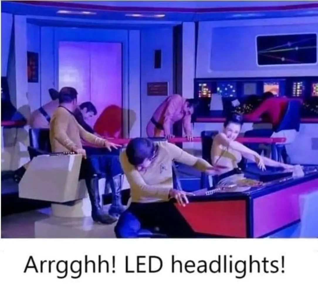 Arrgghh! LED headlights!