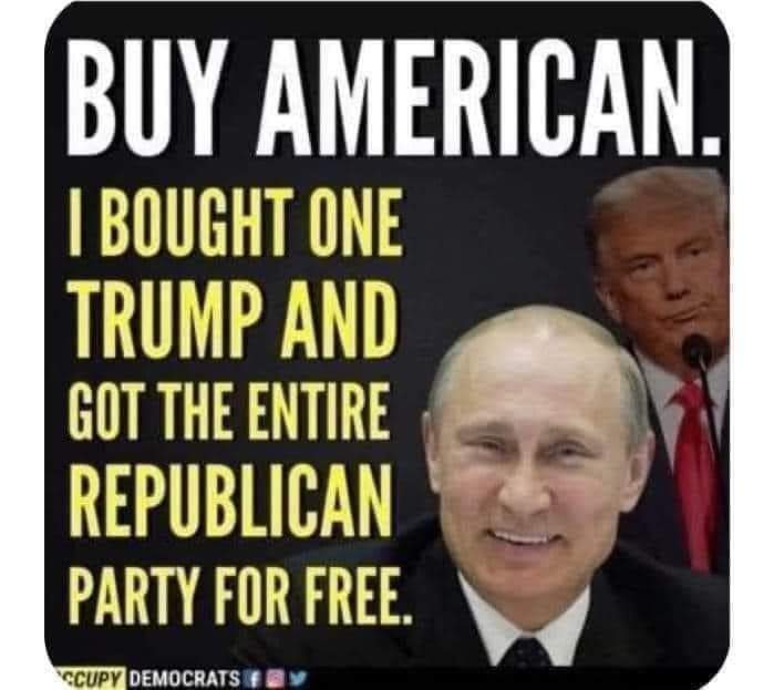 Buy American
I bought one Trump and got the entire republican party for free