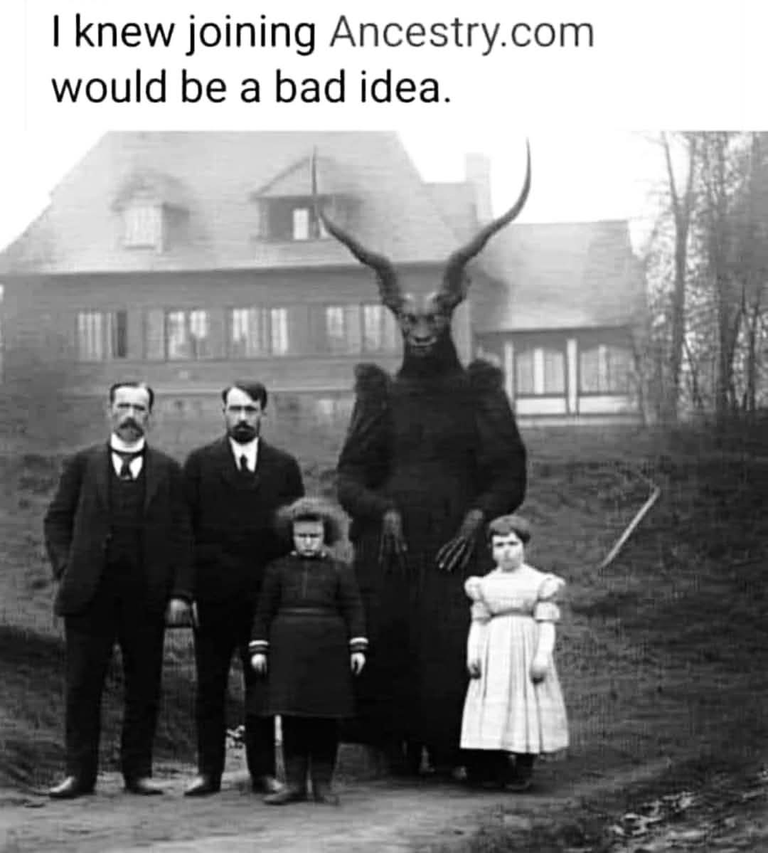 I knew joining Ancestry.com would be a bad idea.