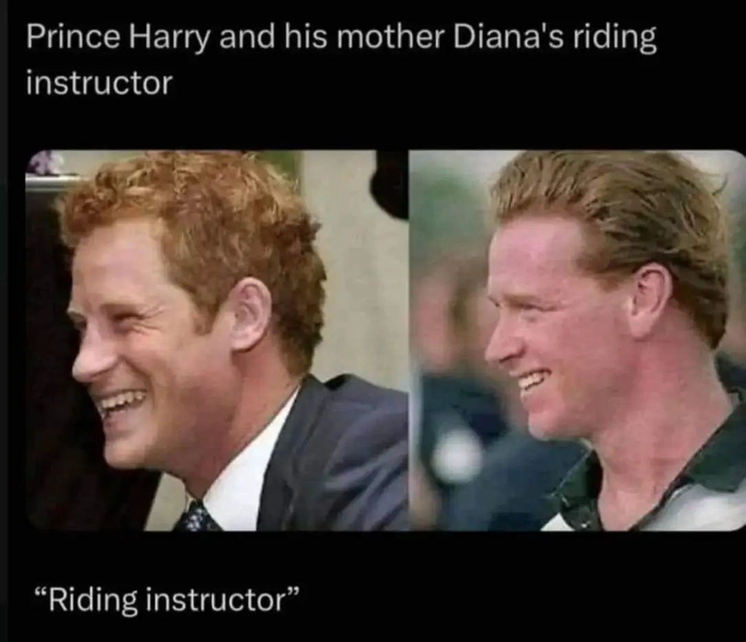 Prince Harry and his mother Diana's riding instructor
"Riding Instructor"