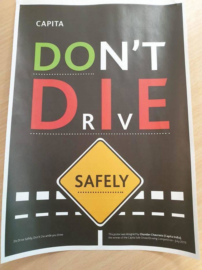 CAPITA  
DON'T  
DeIVE  
SAFELY
die