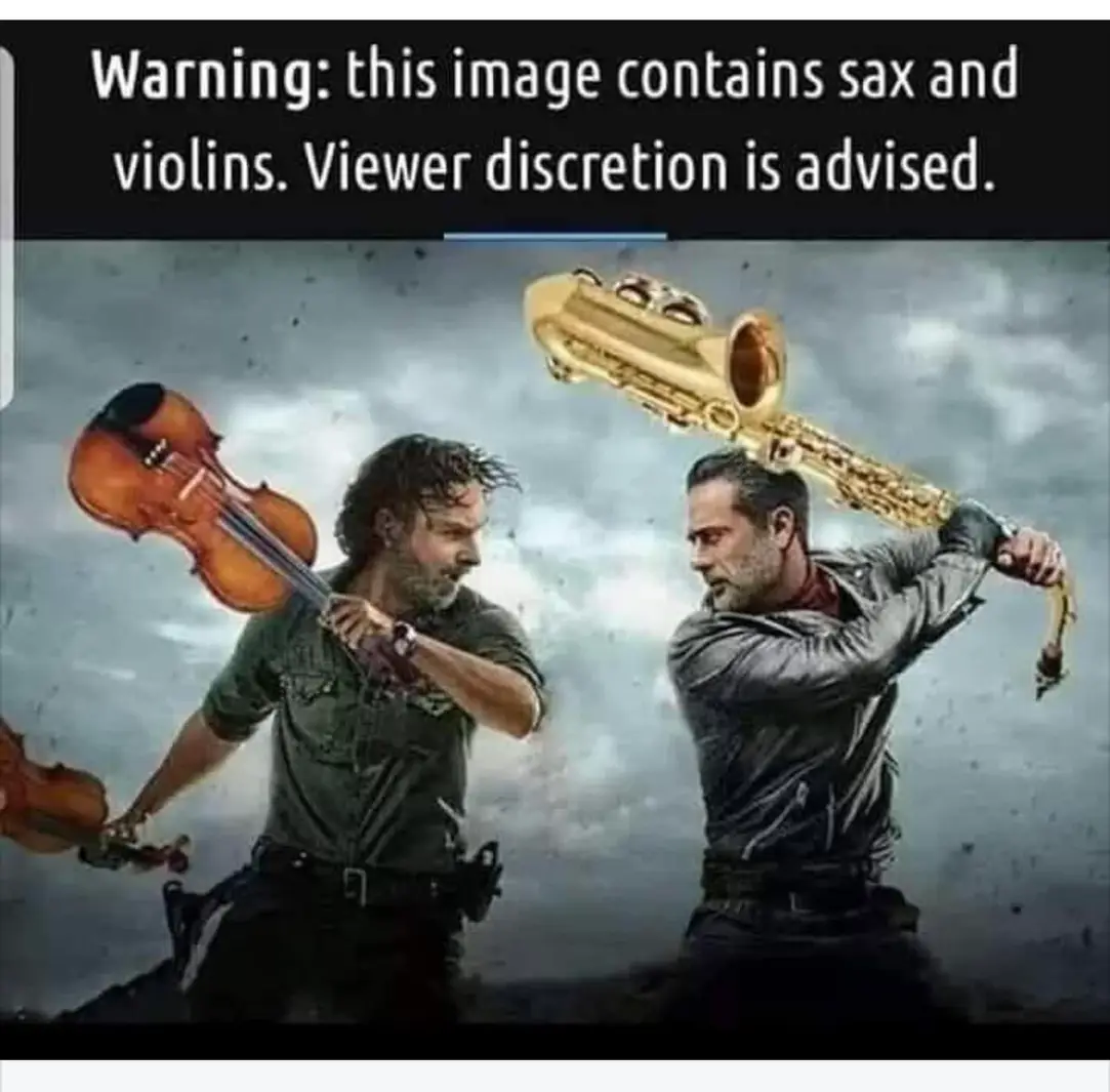 Warning: This image contains sax and violins. Viewer discretion is advised.