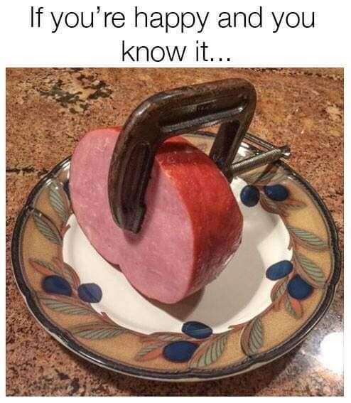 If you're happy and you know it...