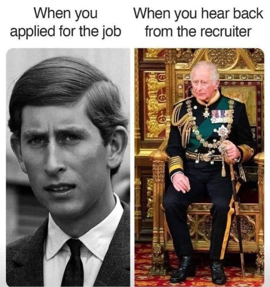 When you applied for the job
When you hear back from the recruiter