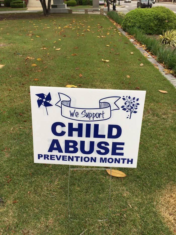 We Support CHILD ABUSE  
PREVENTION MONTH