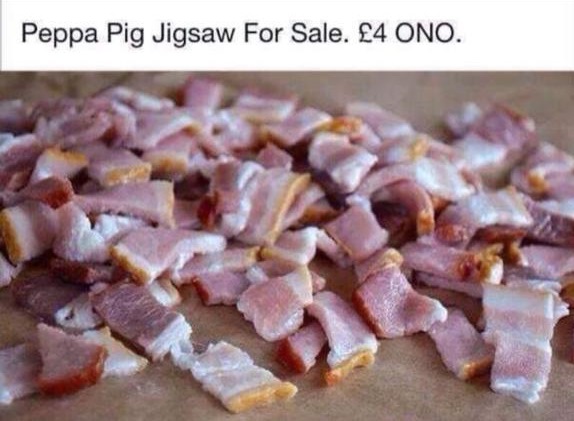 Peppa Pig jigsaw for sale.  £4