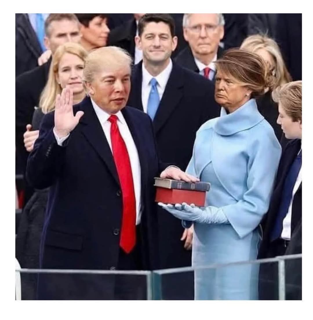 Who is wearing the trousers?