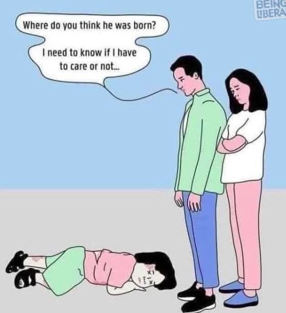 Where do you think he was born?  
I need to know if I have to care or not...