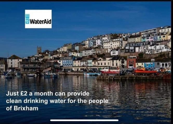 WaterAid
Just £2 a month can provide clean drinking water for the people of Brixham
