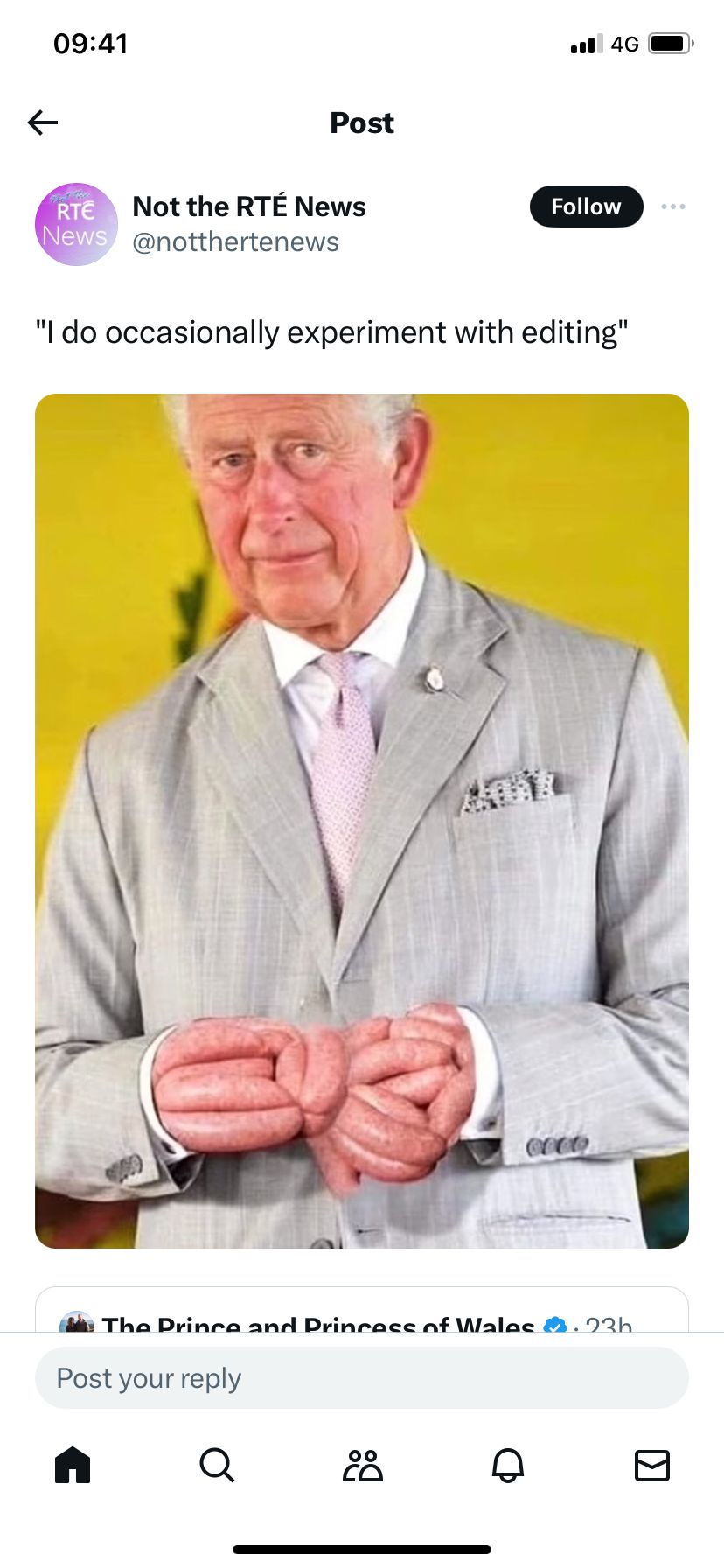 I do occasionally experiment with editing.