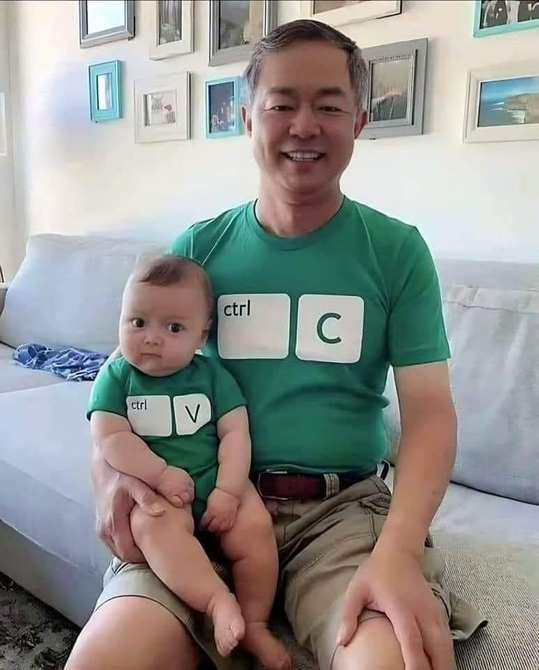 Ctrl + C
Ctrl + V