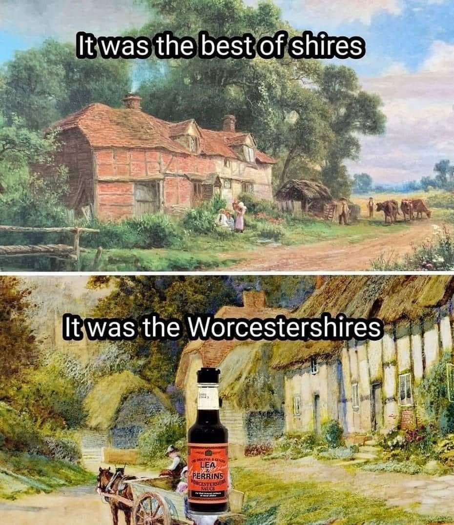 It was the best of Shires
it was the Worcestershires