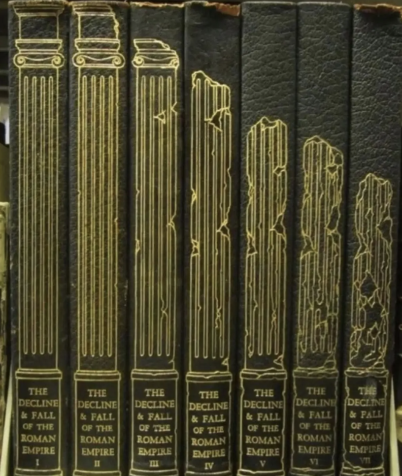 The decline & fall of the Roman empire I
The decline & fall of the Roman empire II
The decline & fall of the Roman empire III
The decline & fall of the Roman empire IV
The decline & fall of the Roman empire V
The decline & fall of the Roman empire VI
The decline & fall of the Roman empire VII