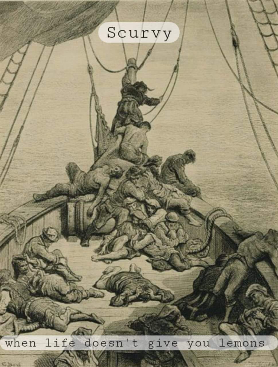 Scurvy
When life doesn't give you lemons