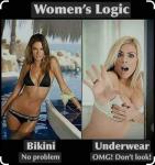Bikini vs. Underwear