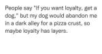 Dog Loyalty