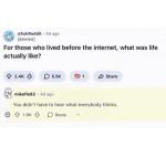 Life Before the Internet