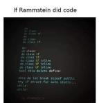 Rammstein Code