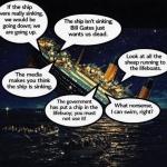 Conspiracy Theories on a Sinking Ship